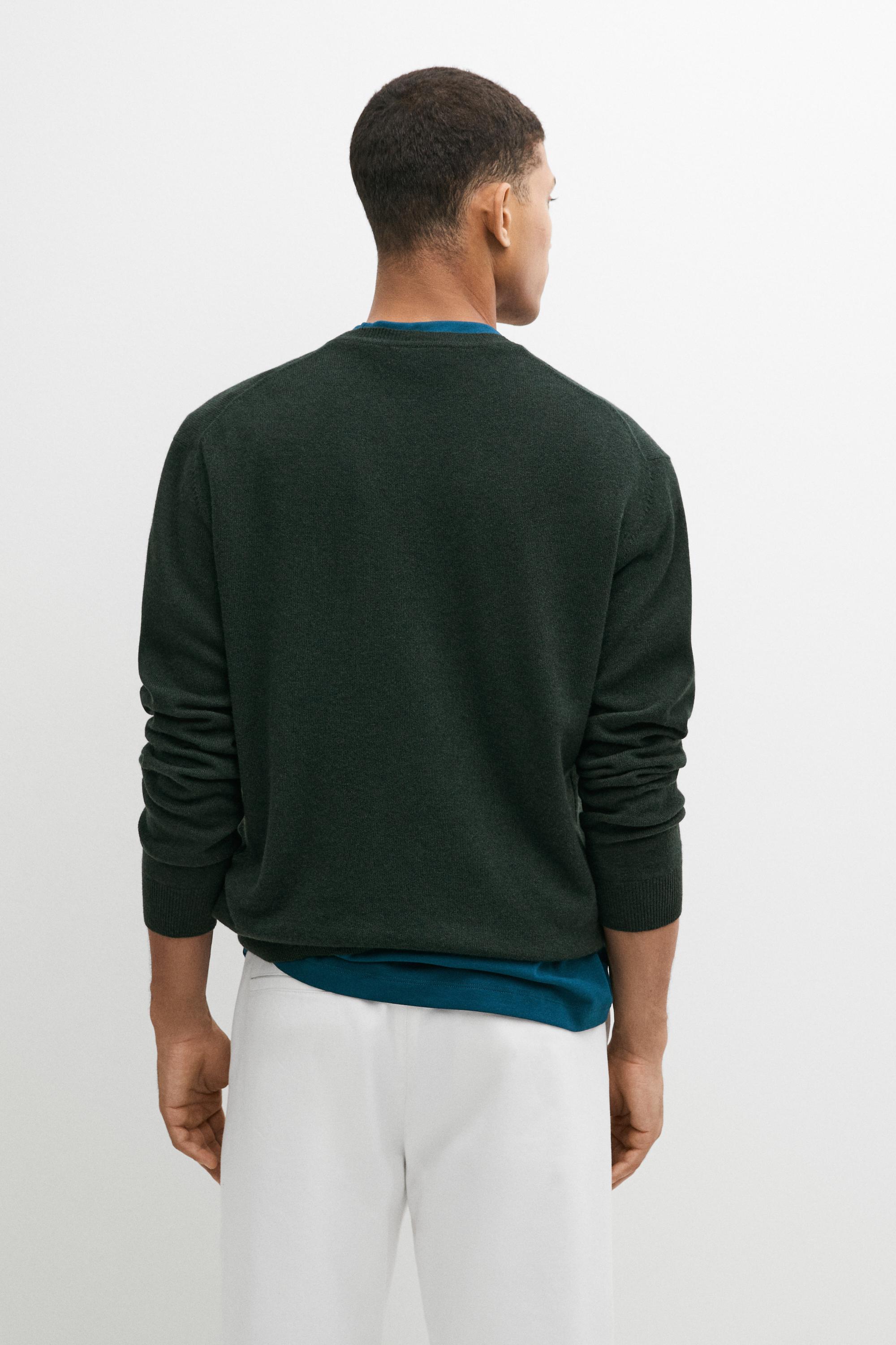 Pull en maille 100 % cachemire à col rond